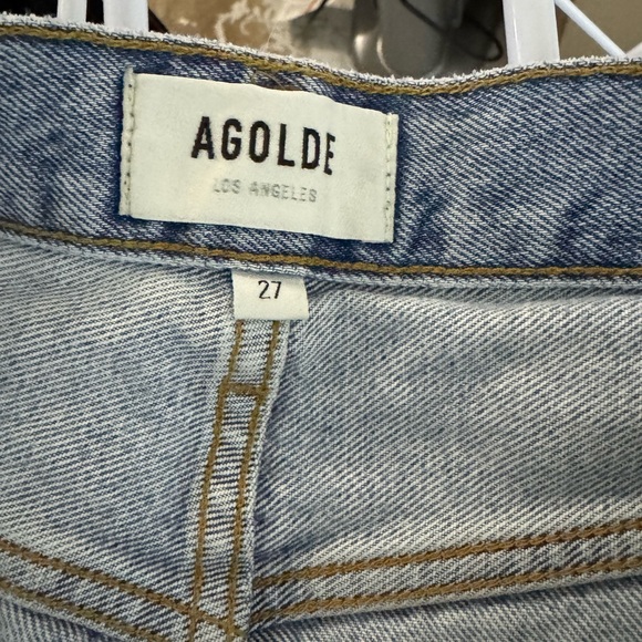 Agolde 90's Mid Rise Loose Fit In Captured A069c-1141 Size 27 - Picture 6 of 7
